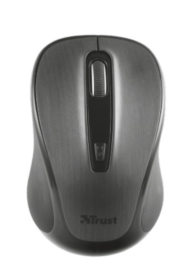 TRUST Mouse ottico Trust Xani wireless nero